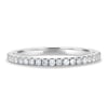 Kaitlyn  Half Pave Wedding Ring - 18k White Gold