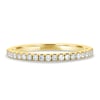 Kaitlyn  Half Pave Wedding Ring - 18k Yellow Gold
