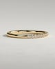 Kaitlyn - Classic Half Pave Band Wedding Ring - 18k Yellow Gold