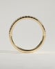 Kaitlyn - Classic Half Pave Band Wedding Ring - 18k Yellow Gold