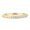 Kaitlyn  Half Pave Wedding Ring - 18k Yellow Gold