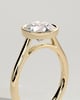 Kaylah  Bezel Set Round Solitaire - 18k Yellow Gold