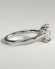 Kelsey - Trellis Elongated Cushion Solitaire - 18k White Gold