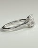 Kelsey - Trellis Elongated Cushion Solitaire - 18k White Gold