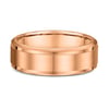 Lachlan Mens Wedding Ring - 9k Rose Gold