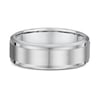 Lachlan Mens Wedding Ring - 9k White Gold