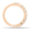 Lana - Round and Marquise Accent Wedding Ring - 18k Rose Gold