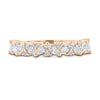 Lana - Round and Marquise Accent Wedding Ring - 18k Rose Gold