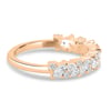 Lana - Round and Marquise Accent Wedding Ring - 18k Rose Gold