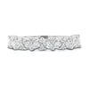 Lana - Round and Marquise Accent Wedding Ring - 18k White Gold