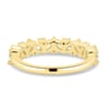 Lana - Round and Marquise Accent Wedding Ring - 18k Yellow Gold