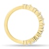 Lana - Round and Marquise Accent Wedding Ring - 18k Yellow Gold