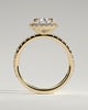 Lauren - Pear Halo with Pav Set - 18k Yellow Gold