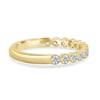 Laurie - Petite Bezel Ring - 18k Yellow Gold Straight
