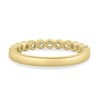 Laurie - Petite Bezel Ring - 18k Yellow Gold Straight