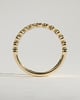 Laurie - Round Bezel Set Wedding Ring - 18k Yellow Gold Straight