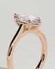 Leila - 6 Claw Marquise Solitaire - 18k Rose Gold
