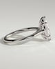 Leila - 6 Claw Marquise Solitaire - 18k White Gold