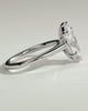Leila - 6 Claw Marquise Solitaire - 18k White Gold