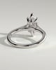 Leila - 6 Claw Marquise Solitaire - 18k White Gold