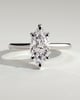 Leila - 6 Claw Marquise Solitaire - 18k White Gold
