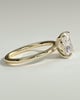 Leonora - Elongated Cushion Solitaire - 18k Yellow Gold