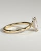 Liberty - Radiant Solitaire with Wrap Around Hidden Halo - 18k Yellow Gold