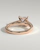 Lilith - 4 Claw Princess Solitaire - 18k Rose Gold