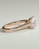 Lilith - 4 Claw Princess Solitaire - 18k Rose Gold