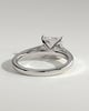 Lilith - 4 Claw Princess Solitaire - 18k White Gold