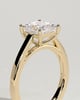Lilith - 4 Claw Princess Solitaire - 18k Yellow Gold