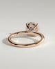 Lilly  4 Claw Round Solitaire - 18k Rose Gold