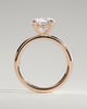 Lilly  4 Claw Round Solitaire - 18k Rose Gold