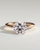 Lilly  4 Claw Round Solitaire - 18k Rose Gold