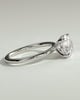 Lilly  4 Claw Round Solitaire - 18k White Gold