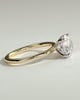 Lilly  4 Claw Round Solitaire - 18k Yellow Gold / 18k White Gold