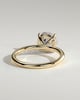 Lilly  4 Claw Round Solitaire - 18k Yellow Gold