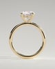 Lilly  4 Claw Round Solitaire - 18k Yellow Gold