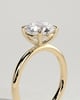 Lilly  4 Claw Round Solitaire - 18k Yellow Gold