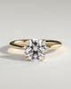 Lilly  4 Claw Round Solitaire - 18k Yellow Gold