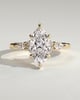 Loretta - Marquise Trilogy with Round and Pear Stones - 18k Yellow Gold
