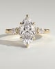 Loretta - Marquise Trilogy with Round and Pear Stones - 18k Yellow Gold