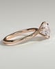 Louise - Round 6 Claw Solitaire Engagement Ring - 18k Rose Gold
