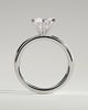 Louise  6 Claw Round Solitaire - 18k White Gold