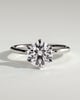 Louise  6 Claw Round Solitaire - 18k White Gold