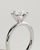Louise  6 Claw Round Solitaire - 18k White Gold