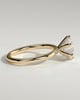 Louise - Round 6 Claw Solitaire Engagement Ring - 18k Yellow Gold