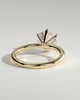 Louise - Round 6 Claw Solitaire Engagement Ring - 18k Yellow Gold