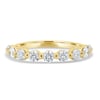 Lucy - Shared Prong Wedding Ring - 18k Yellow Gold