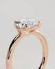 Mabeline- 4 Claw East West Solitaire - 18k Rose Gold